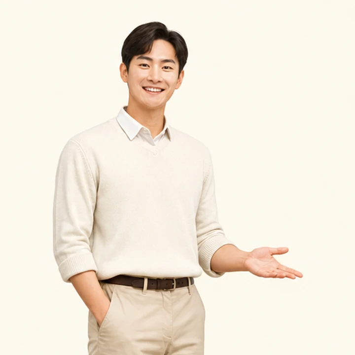 셀토스 중고차 장기렌트카 상담 신청을 안내하는 담당자